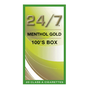 24/7 MENTHOL GOLD 100BOX