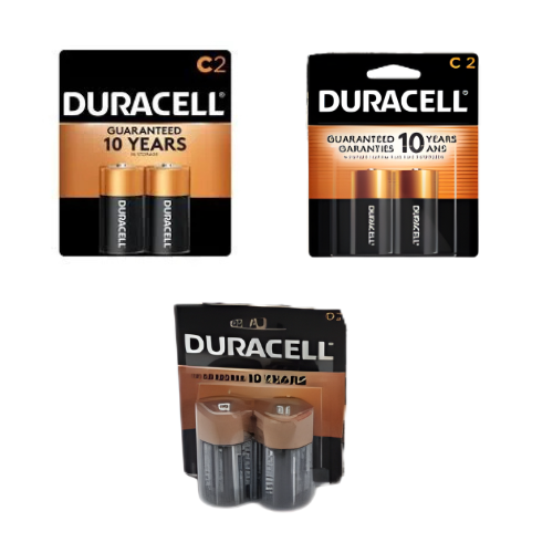 DURACELL C And D