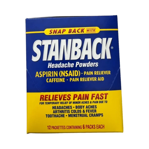 STANBACK 6PK 12CT