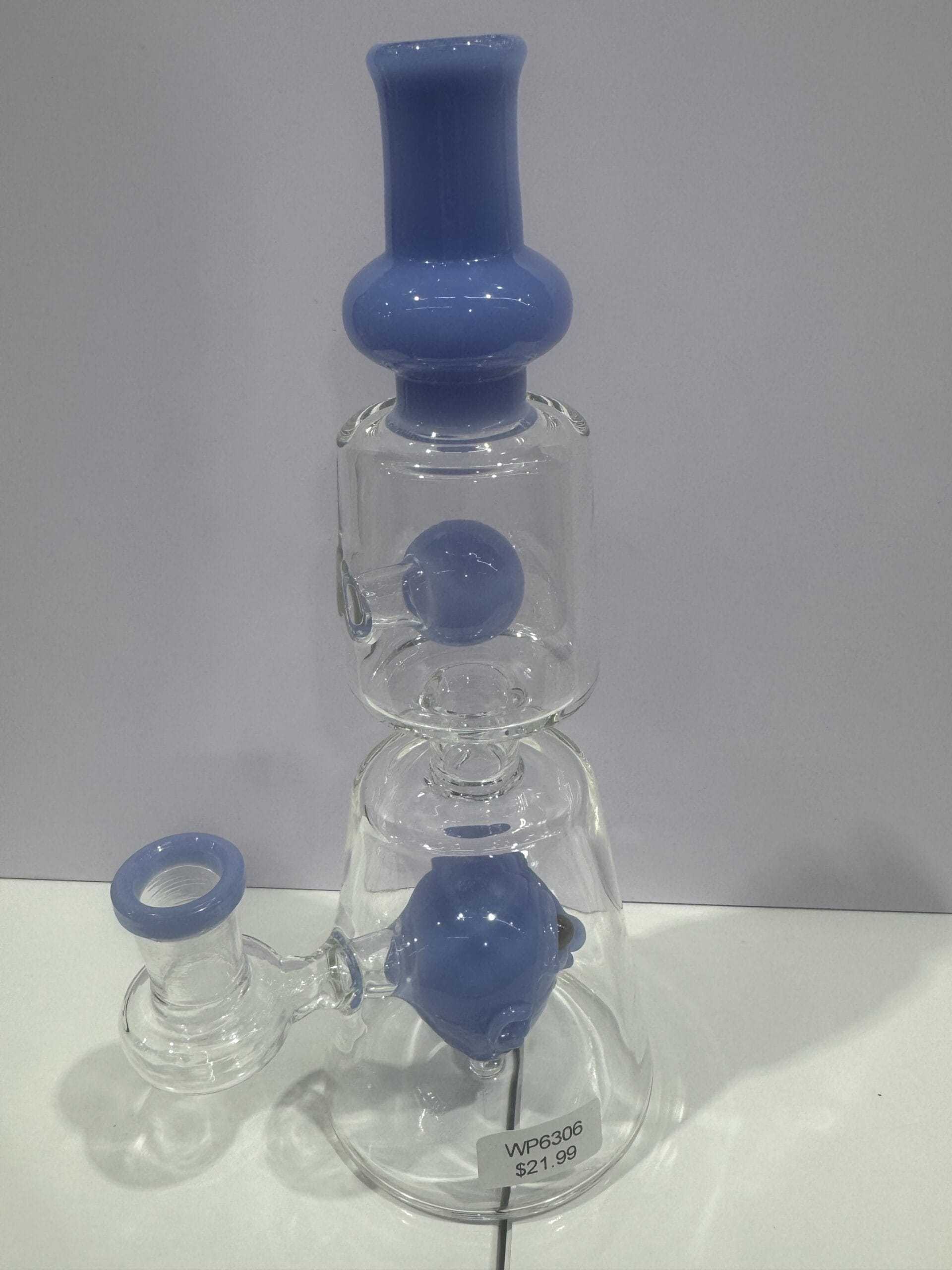 8'' ELECTRO LEG SKULL WATER PIPE