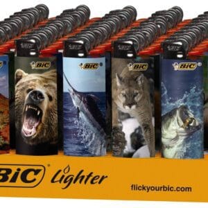BIC LIGHTER DESIGNER 50CT OUTDOORS