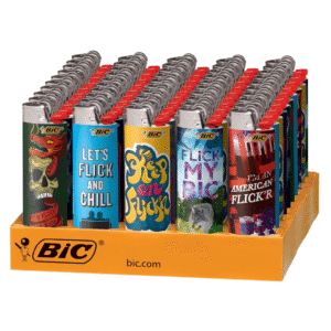 BIC LIGHTER DESIGNER 50CT FLICK UR BIC (CLWT1BI)