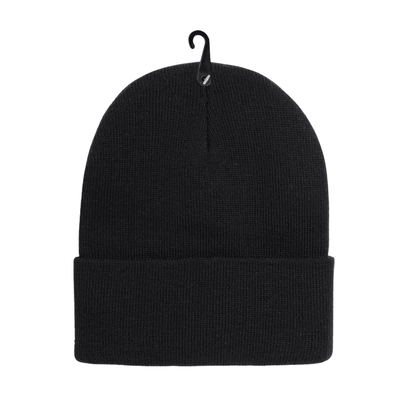 BLACK WINTER HAT 12CT