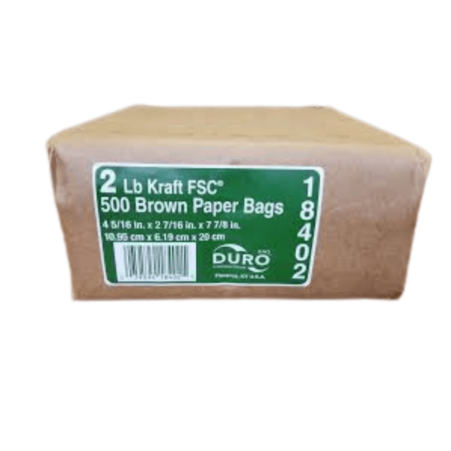 BROWN BAG 2LB 500CT