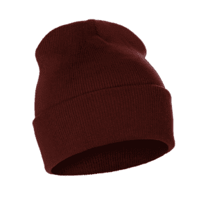 BURGUNDY WINTER CAP 12CT