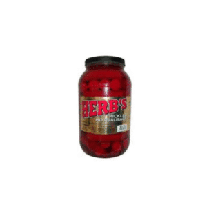 HERB'S HOT PICKEL SAUSAGE JAR