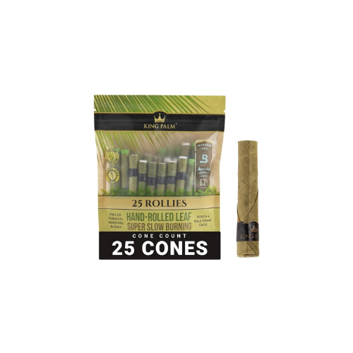 KING PALM CONES ROLLIE SIZE W/BOVEDA