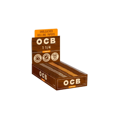 OCB UNBLEACHED THIN ROLLING PAPER- 1 1/4