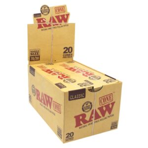 RAW CONE 70/30 20 CONES PER PK