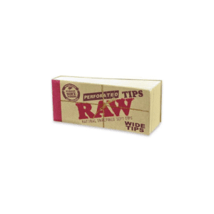 RAW PERFORATED TIPS (WIDE TIPS) 50CT