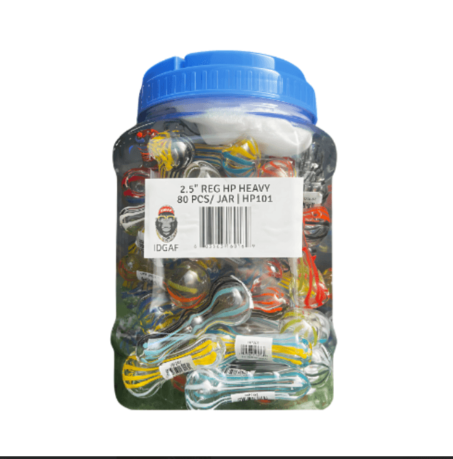 2.5'' REG HAND PIPE 80PCS JAT