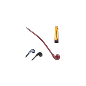 WOODEN HAND PIPE RESIN CLAN