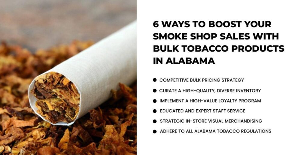 6 Ways to Boost Your Smoke Shop Sales with Bulk Tobacco Products in Alabama