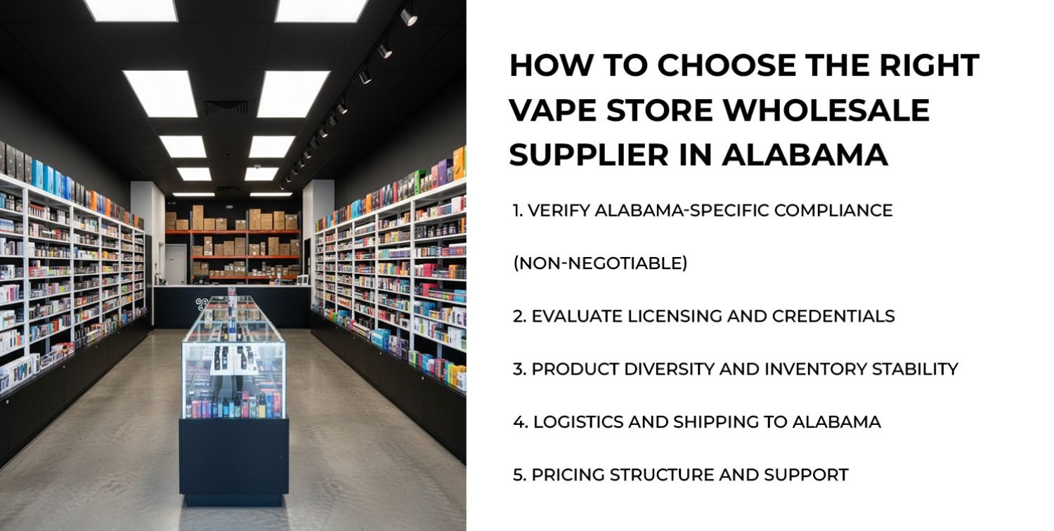 Right Vape Store Wholesale Supplier in Alabama
