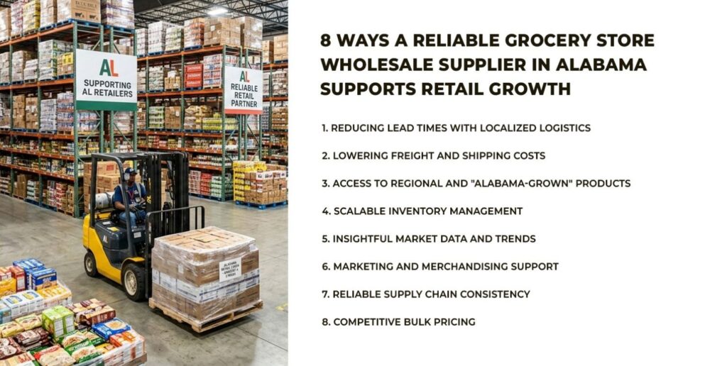 Reliable Grocery Store Wholesale Supplier in Alabama